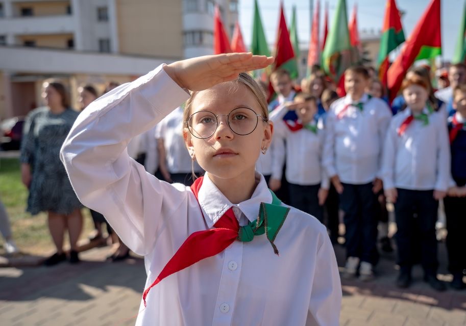 Торжественная церемония прощания с пионерским галстуком прошла в Гомеле