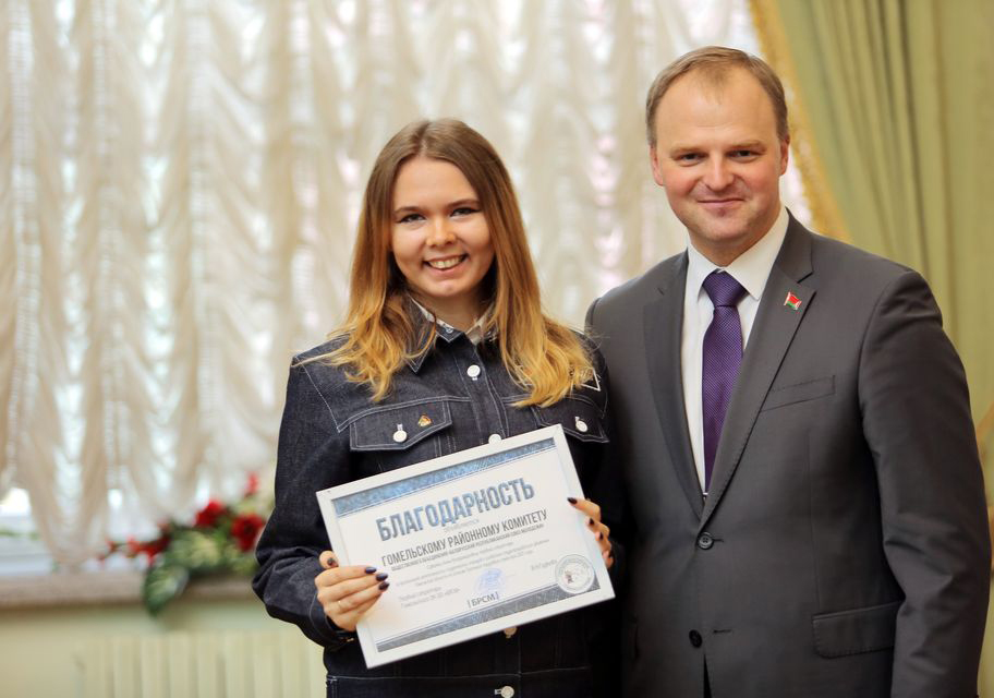 В Гомельском обкоме БРСМ подвели итоги третьего трудового семестра студенчества и наградили победителей